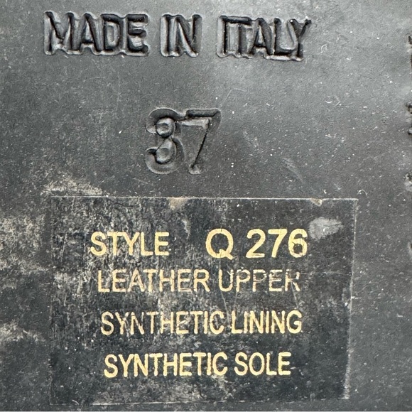 Fabianelli made in Italy tall black leather riding Elegant Black Heeled Boots - Picture 9 of 10